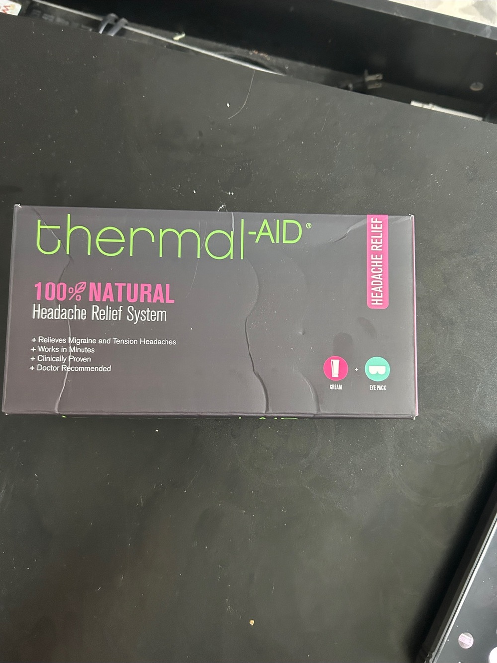 Headache Relief Cream and Eye Pack